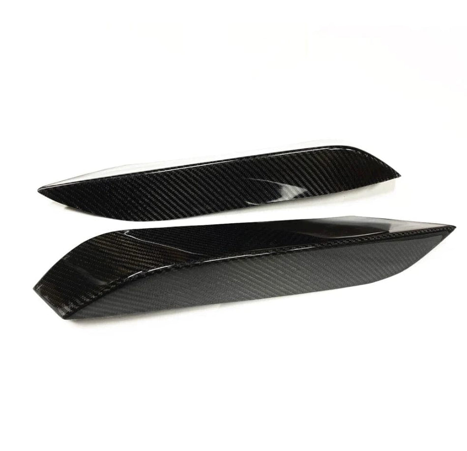 West Coast Euros Exterior BMW F8x M3 M4 Carbon Fiber Front Upper Fangs (V1)