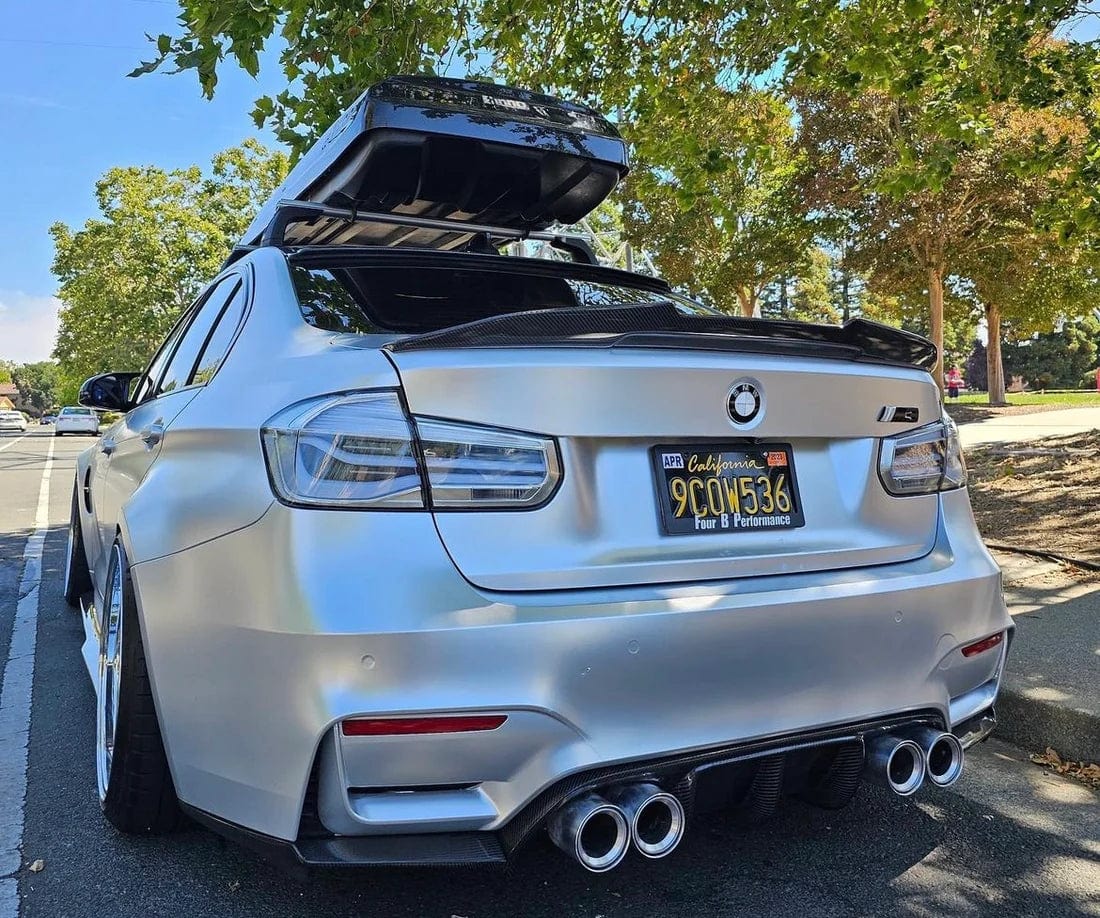 V Style Carbon Fiber Rear Diffuser (3PC) - F80 M3 / F82 M4 – West Coast ...