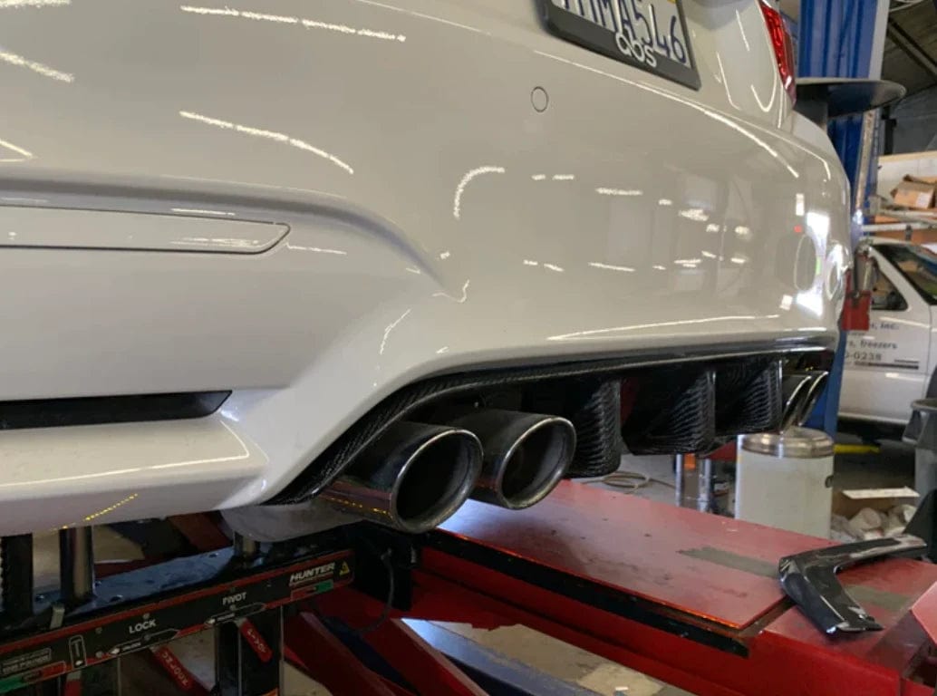 BMW F8x M3 M4 M Performance Style Carbon Fiber Rear Diffuser – West ...