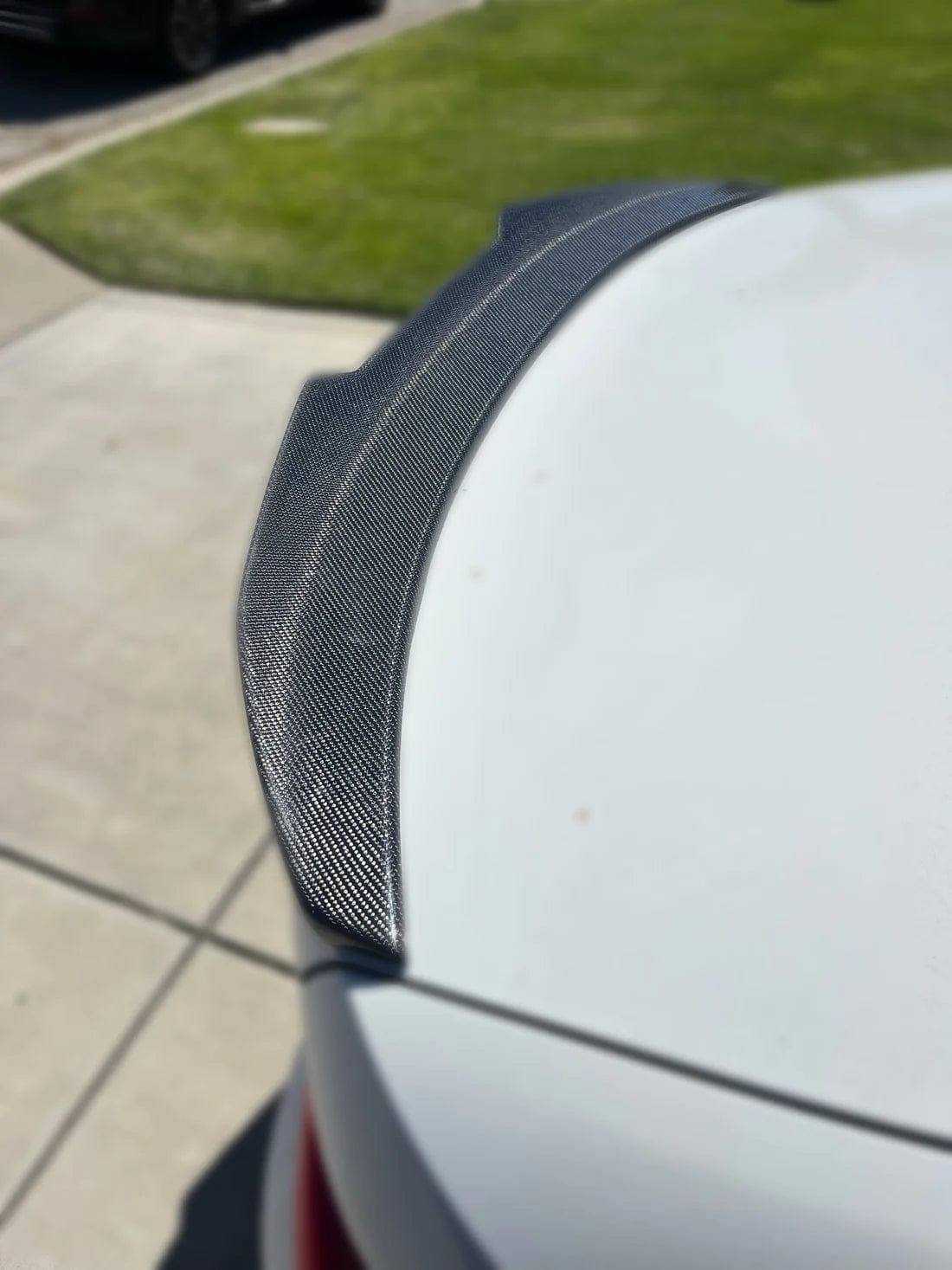 PSM Style Carbon Fiber Look Trunk Spoiler Wing For 2007-2013 BMW E82 1 Series Coupe