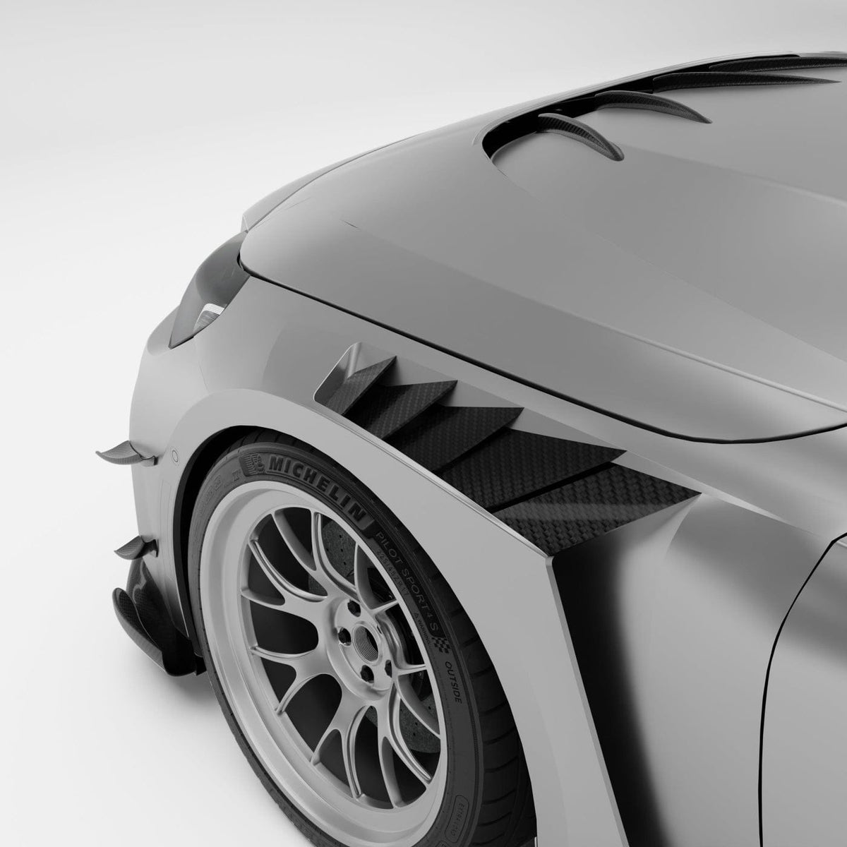 West Coast Euros Fender BMW M2 G87 Carbon Fiber Race Front Fenders