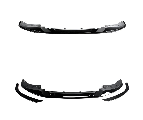 West Coast Euros Front Lip 3D Style Gloss Black Front Lip - G22 4 Series / G23 4 Series