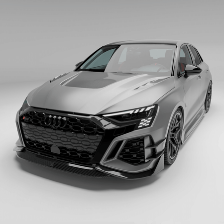 West Coast Euros Front Lip Audi RS3 8Y Sportback Carbon Fiber Front Lip