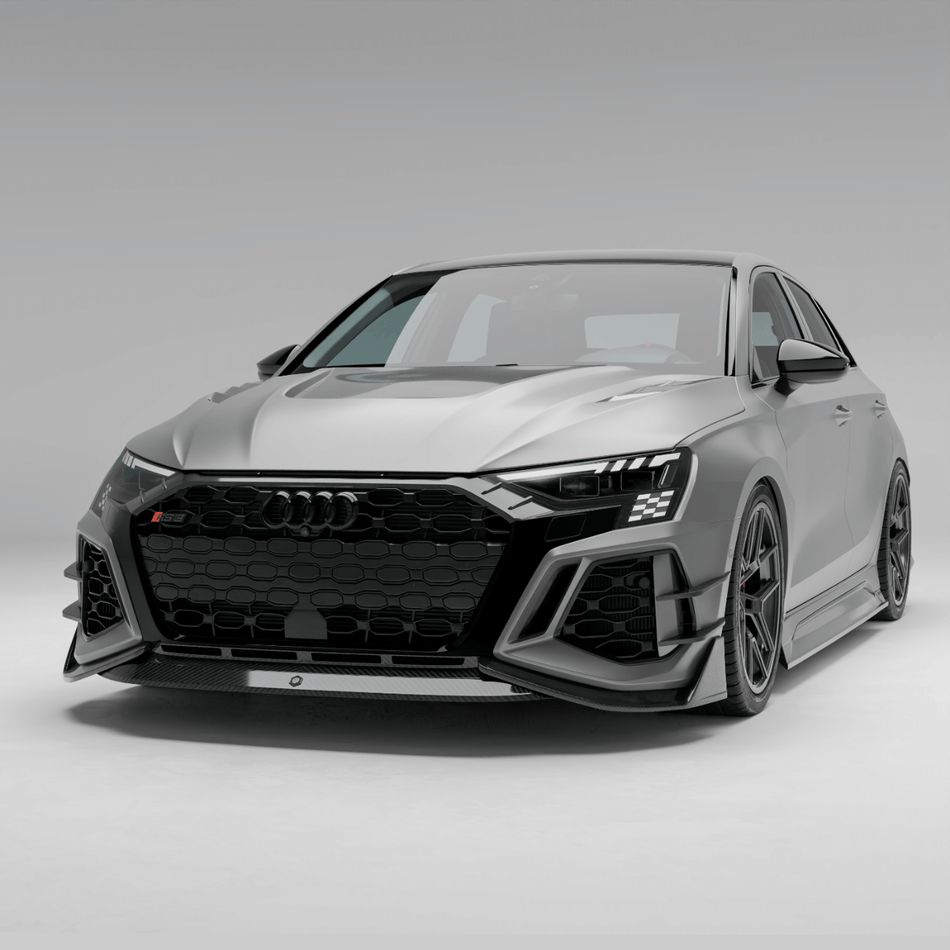 West Coast Euros Front Lip Audi RS3 8Y Sportback Carbon Fiber Front Lip
