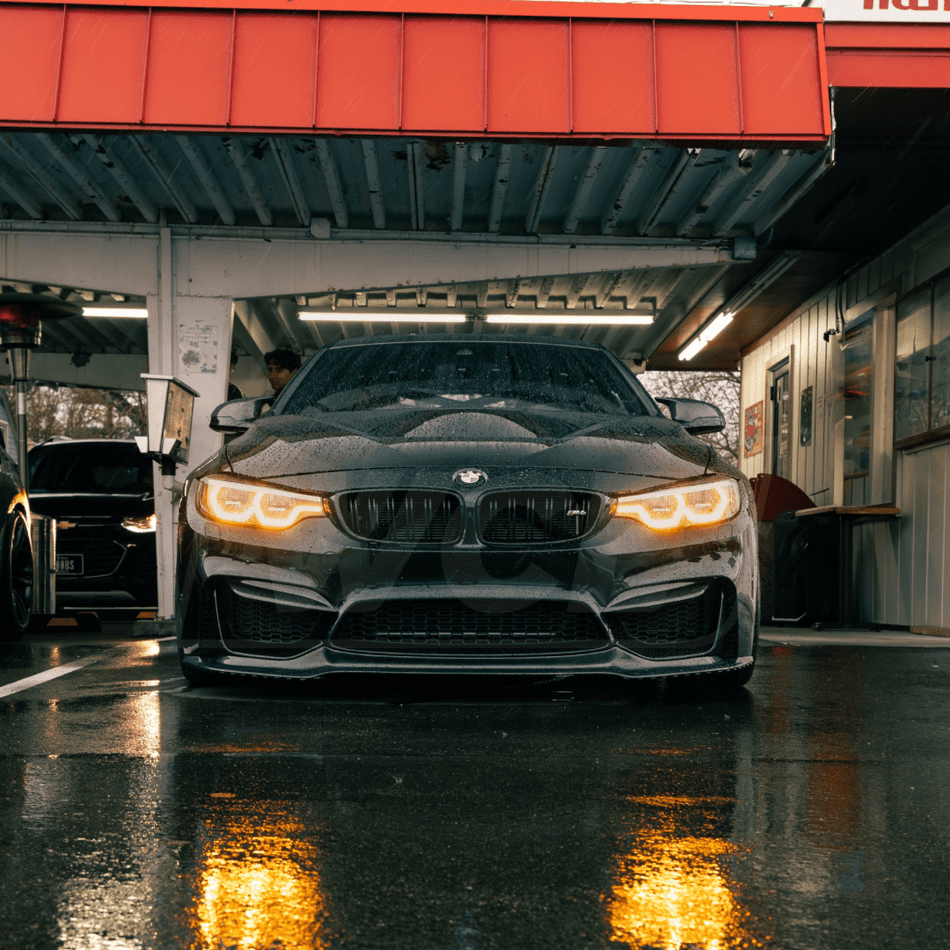 West Coast Euros Front Lip BMW F8x M3 M4 V Style Carbon Fiber Front Lip
