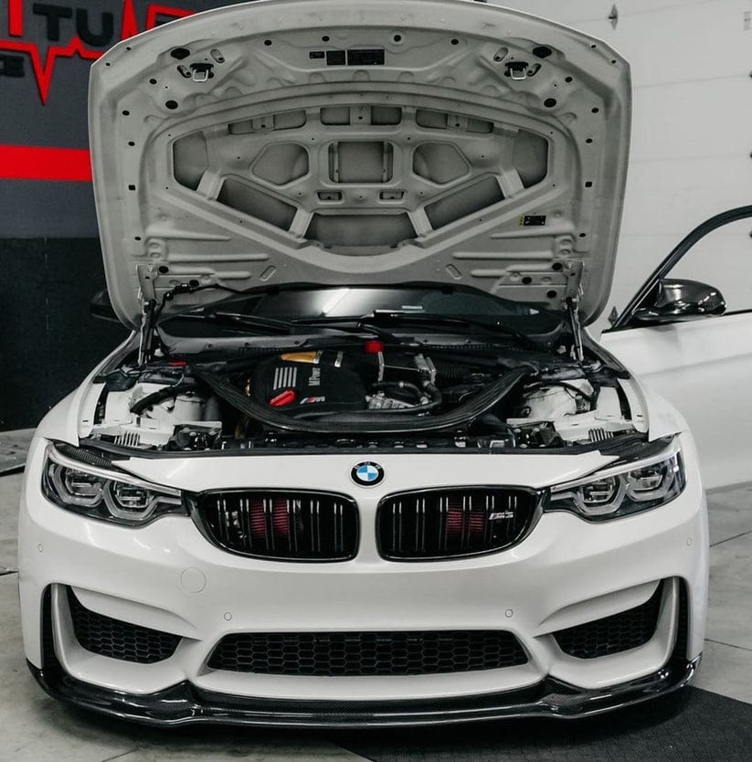 West Coast Euros Front Lip BMW F8x M3 M4 V Style Carbon Fiber Front Lip
