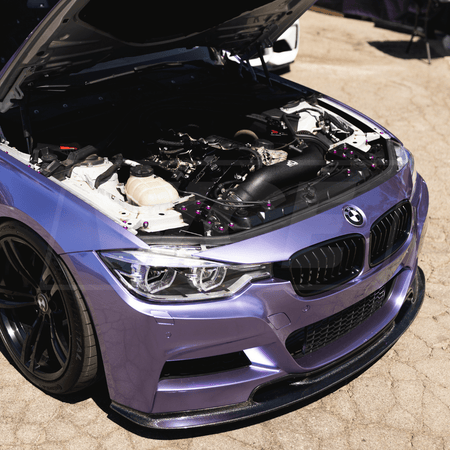 West Coast Euros Front Lip Carbon Fiber V Style Lip - BMW F30 3 Series