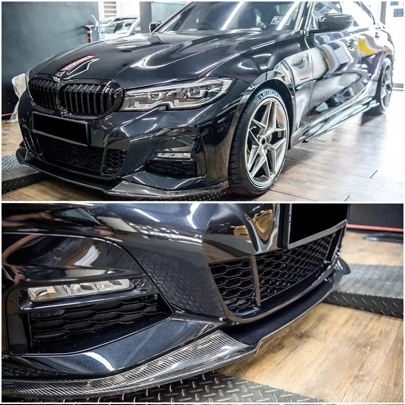 West Coast Euros Front Lip GT V2 Style Carbon Fiber Front Lip - G20 3 Series (Pre-LCI)