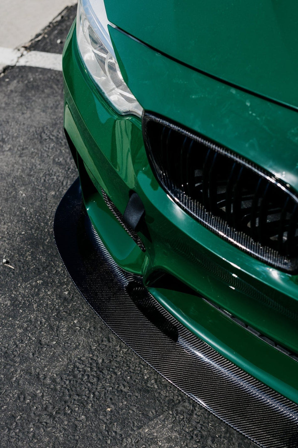 West Coast Euros Front Lip GT4 Style Carbon Fiber Front Lip (Longer Version) - F80 M3 / F82 M4