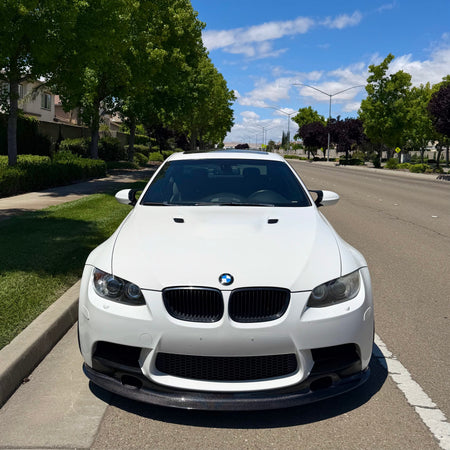 West Coast Euros Front Lip GT4 Style Carbon Fiber Front Lip V2 (Shorter Vers.) - BMW E92 M3 / E90 M3