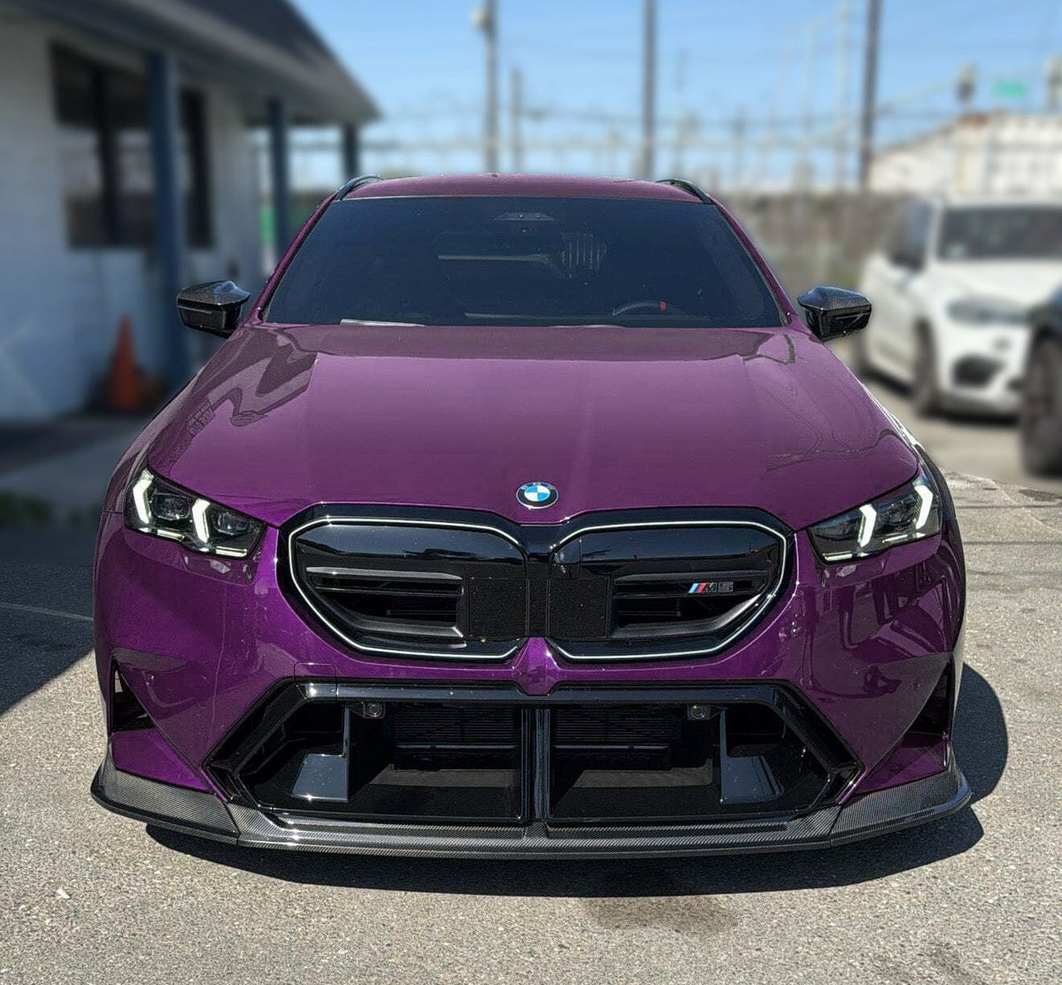 West Coast Euros Front Lip MH Style Dry Carbon Fiber Front Lip - G90 M5 / G99 M5