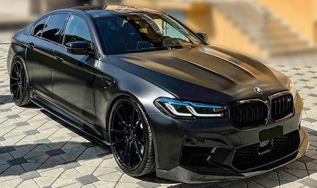 West Coast Euros Front Lip Performance Style Carbon Fiber Front Lip (3 PC) - F90 M5 (LCI)