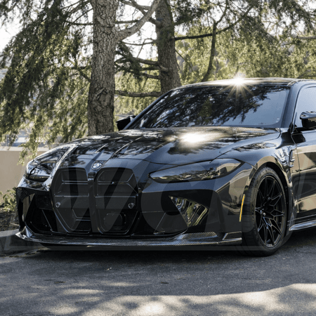 West Coast Euros Front Lip Performance Style Carbon Fiber Front Lip (3 PC) - G80 M3 / G82 M4