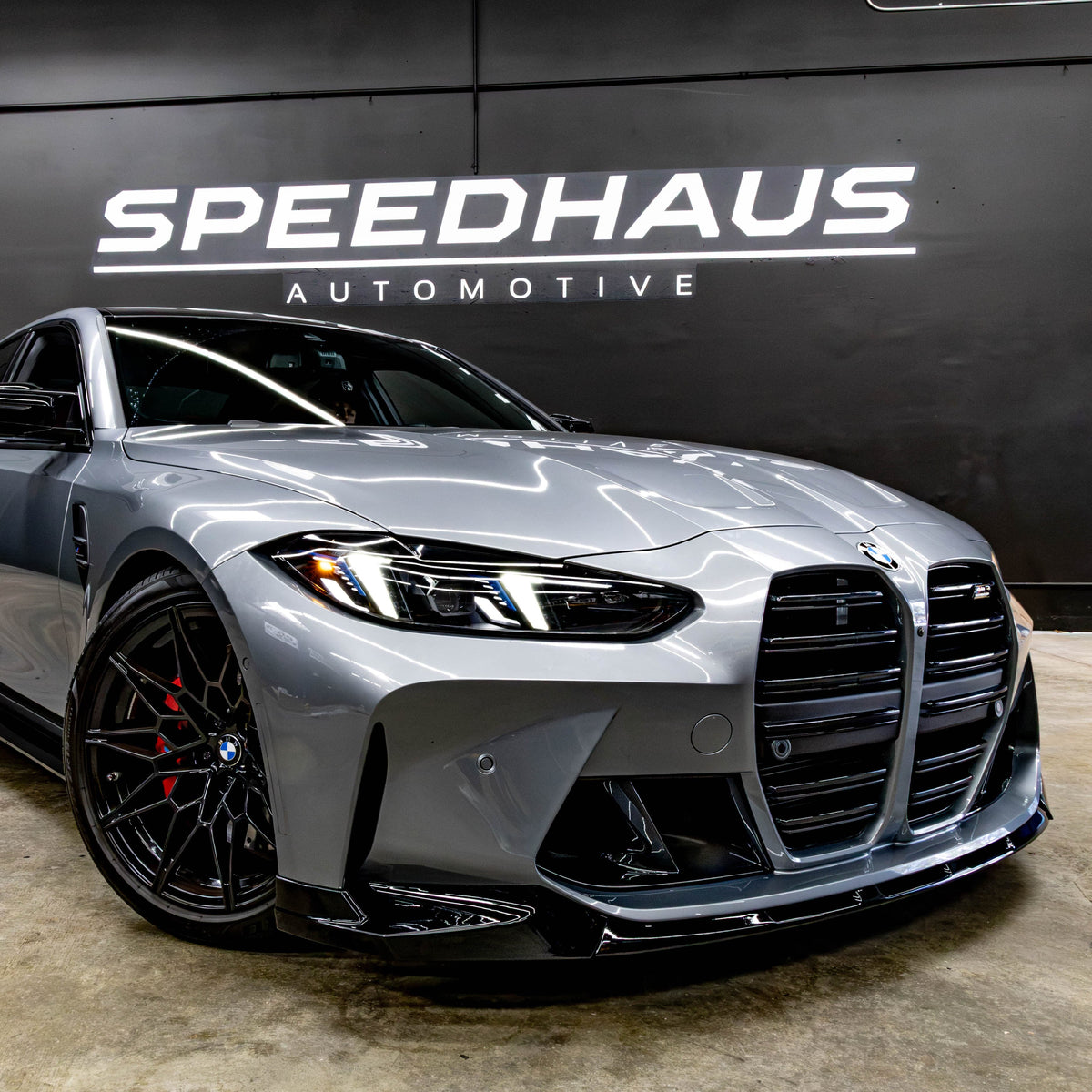 West Coast Euros Front Lip Performance Style Gloss Black Front Lip (3PC) - G80 M3 / G82 M4