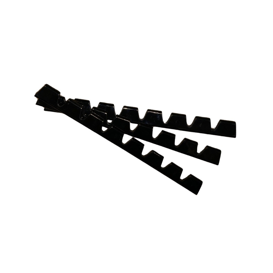 West Coast Euros Front Lip Skid Armor Lip / Bumper Scrape Protector Strips (8pc)