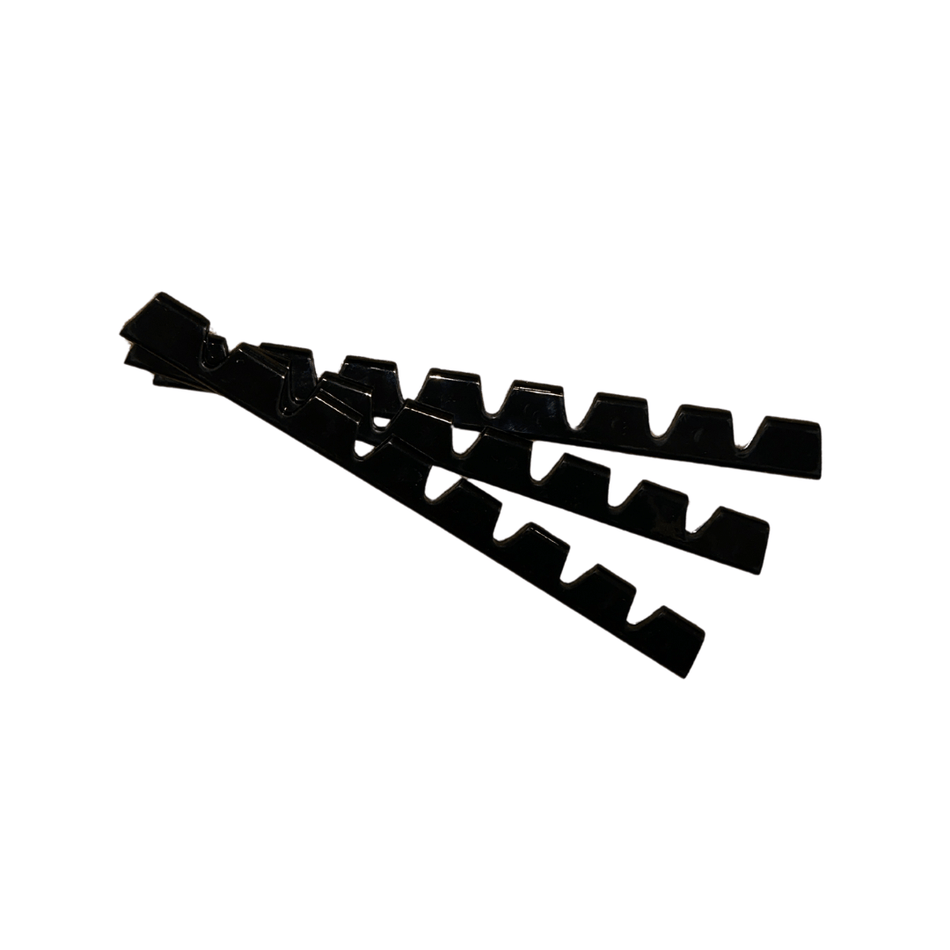 West Coast Euros Front Lip Skid Armor Lip / Bumper Scrape Protector Strips (8pc)