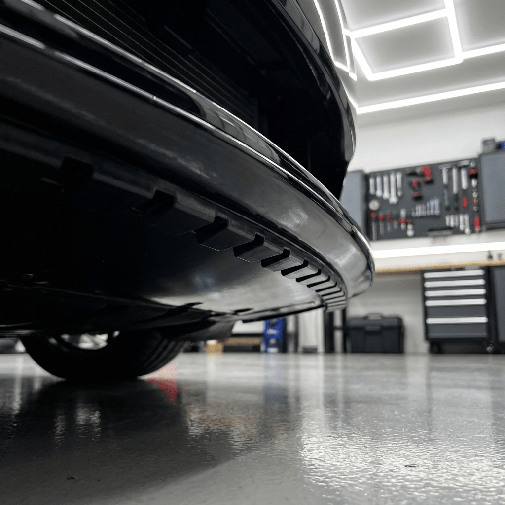 West Coast Euros Front Lip Skid Armor Lip Bumper Universal Scrape Guard Protector Strips (8pc)