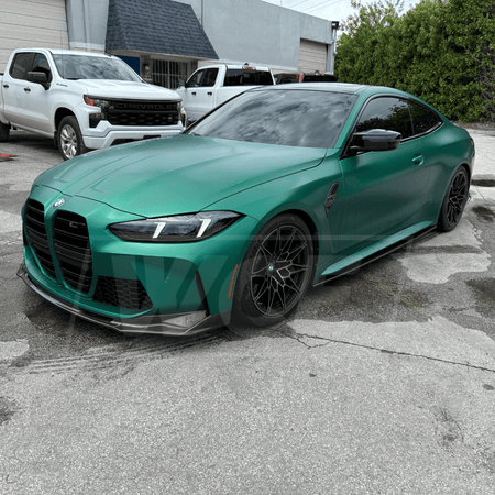 West Coast Euros Front Lip V Style Carbon Fiber Front Lip (1PC) - BMW G80 M3 / G82 M4