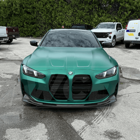 West Coast Euros Front Lip V Style Carbon Fiber Front Lip (1PC) - BMW G80 M3 / G82 M4