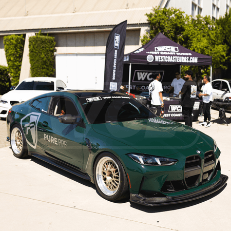 West Coast Euros Front Lip V Style Carbon Fiber Front Lip (1PC) - BMW G80 M3 / G82 M4