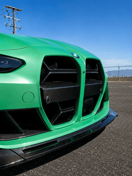 West Coast Euros Front Lip V Style Carbon Fiber Front Lip (3 PC) - G80 M3 / G82 M4
