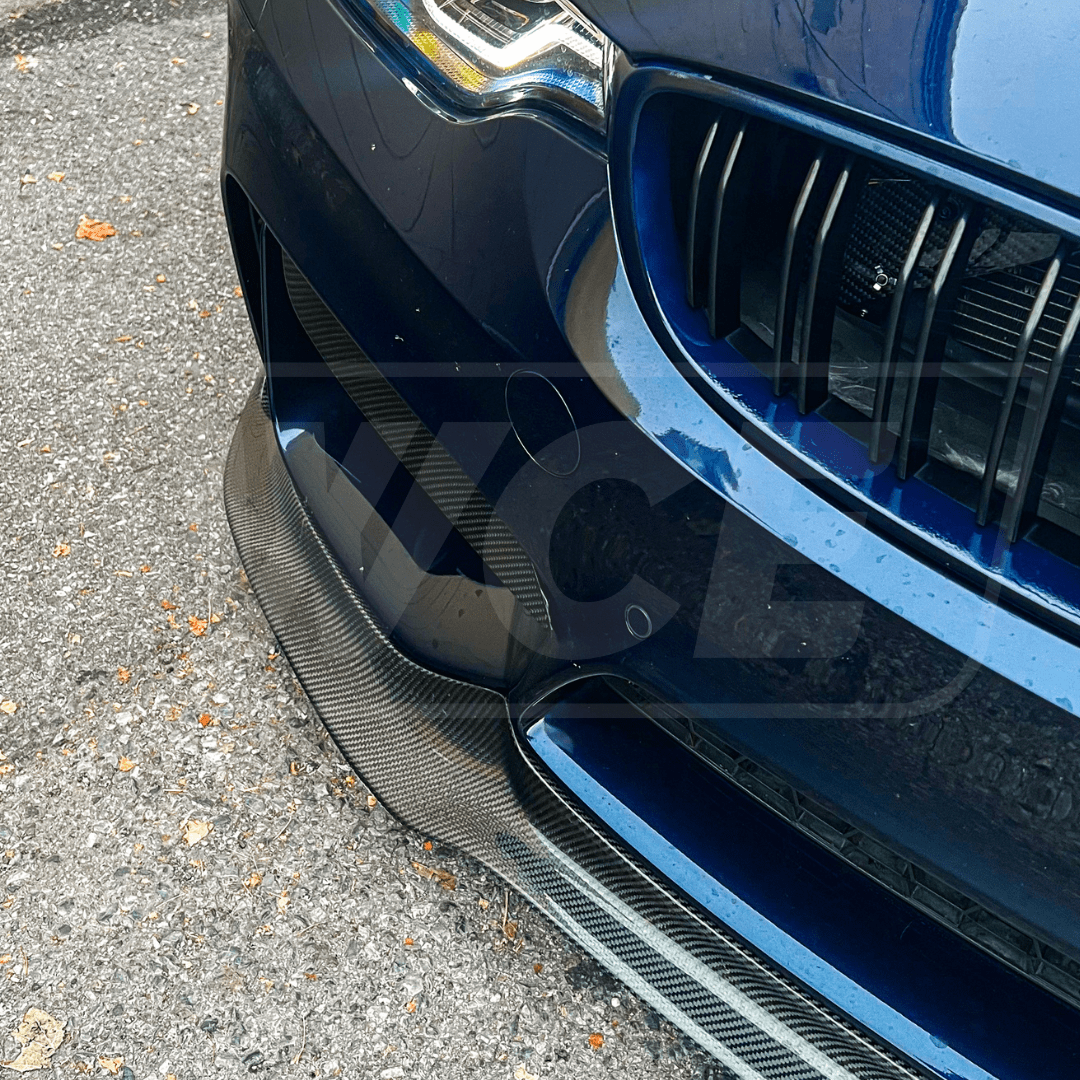 West Coast Euros Front Lip V Style Carbon Fiber Front Lip - F80 M3 / F82 M4