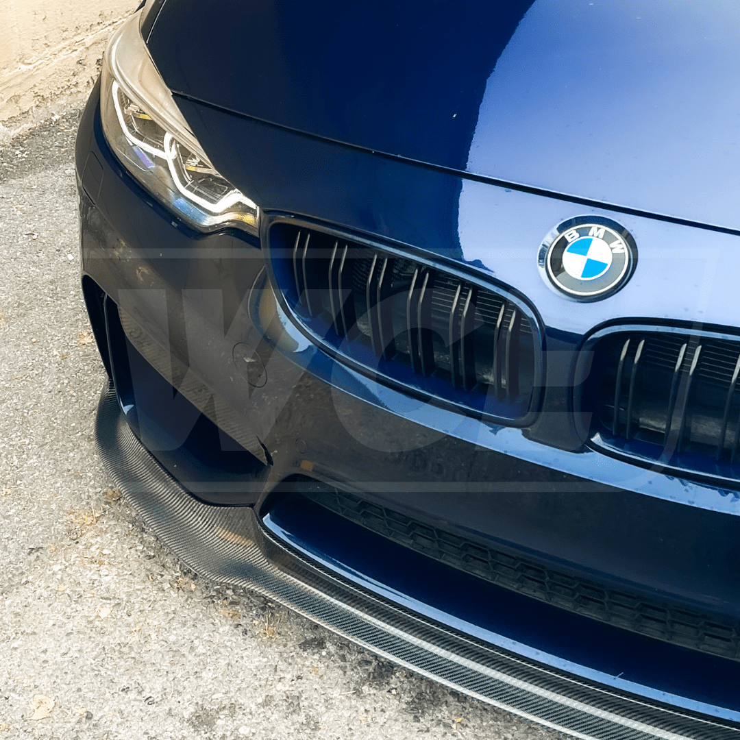 West Coast Euros Front Lip V Style Carbon Fiber Front Lip - F80 M3 / F82 M4