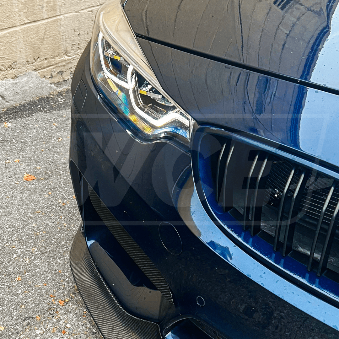 West Coast Euros Front Lip V Style Carbon Fiber Front Lip - F80 M3 / F82 M4