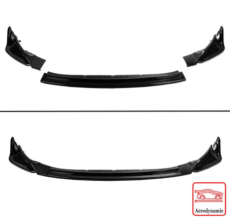 West Coast Euros Front Lip V Style Gloss Black Front Lip (3 PC) - G80 M3 / G82 M4