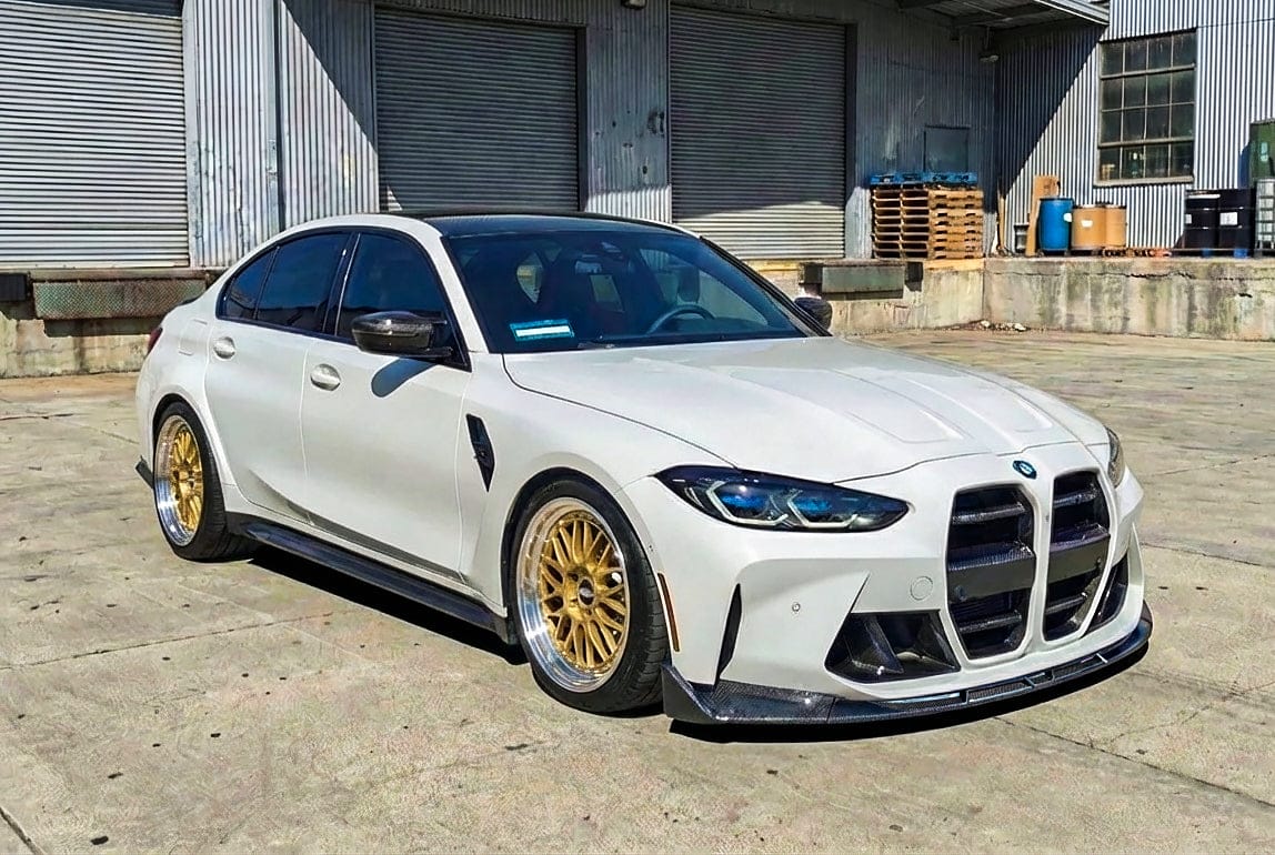 West Coast Euros Front Lip VT Style Carbon Fiber Front Lip (3 PC) - G80 M3 / G82 M4