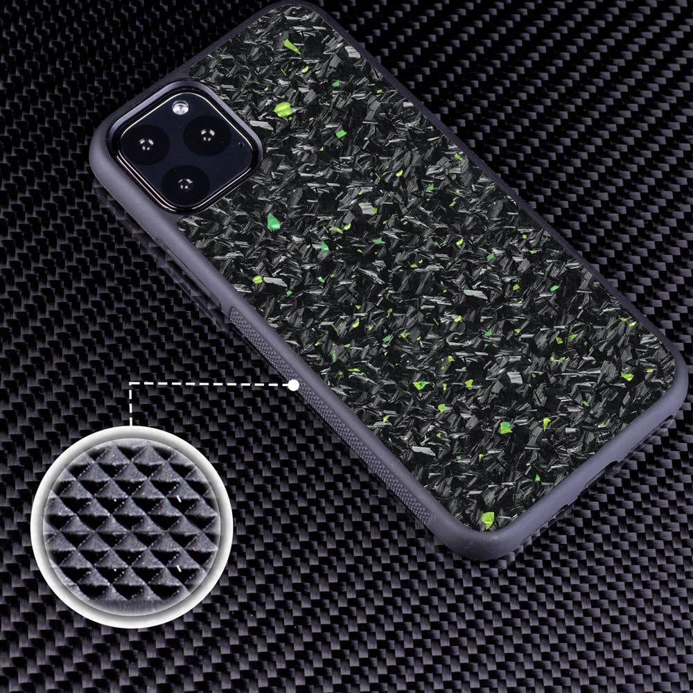 West Coast Euros Green Forged / iPhone 14 Real Forged Carbon Fiber for iPhone 14/14Plus Cover Slim Strongest Durable Snugly for iPhone 14Pro/14Pro Max Case