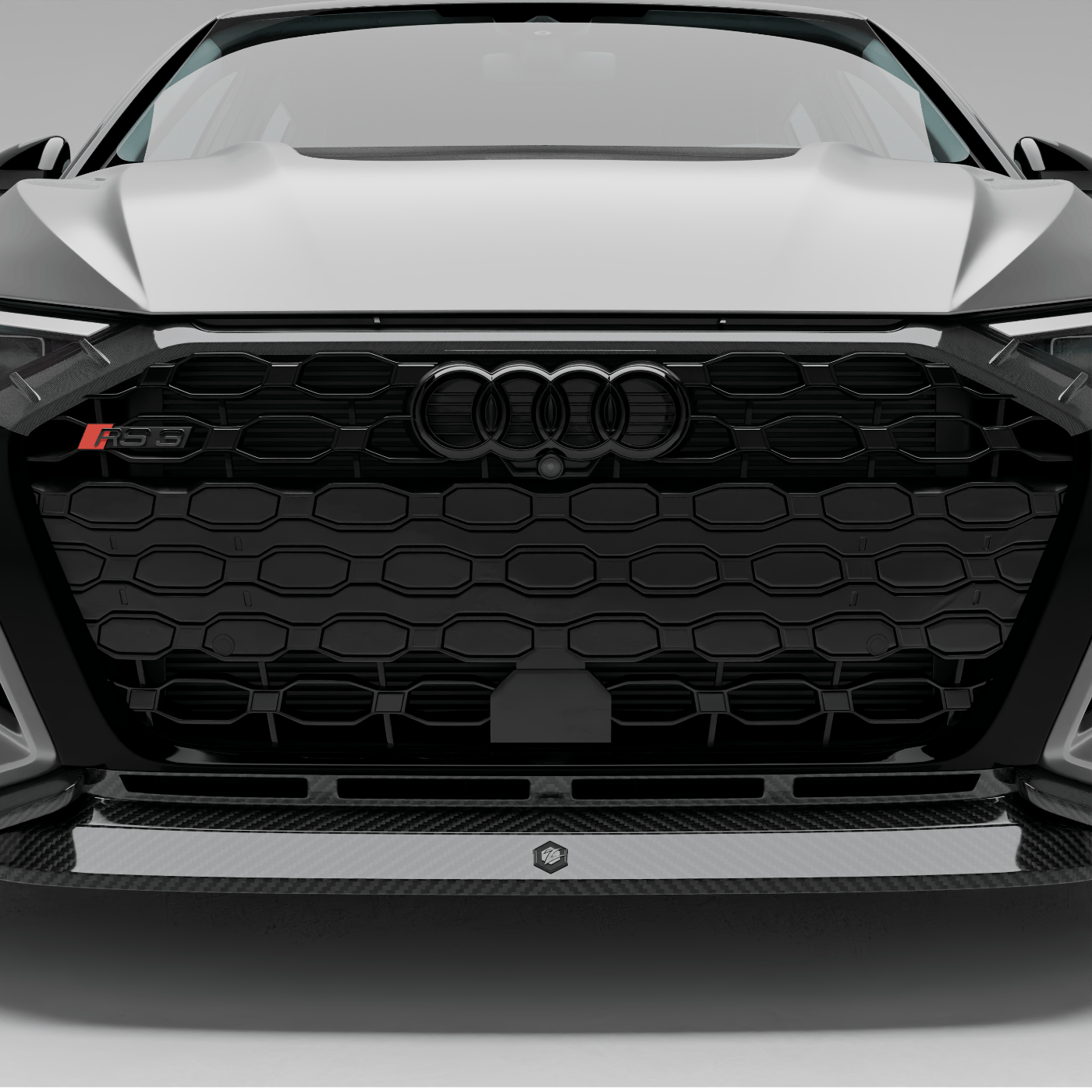 West Coast Euros Grille Audi RS3 8Y Sportback Carbon Fiber Front Grill
