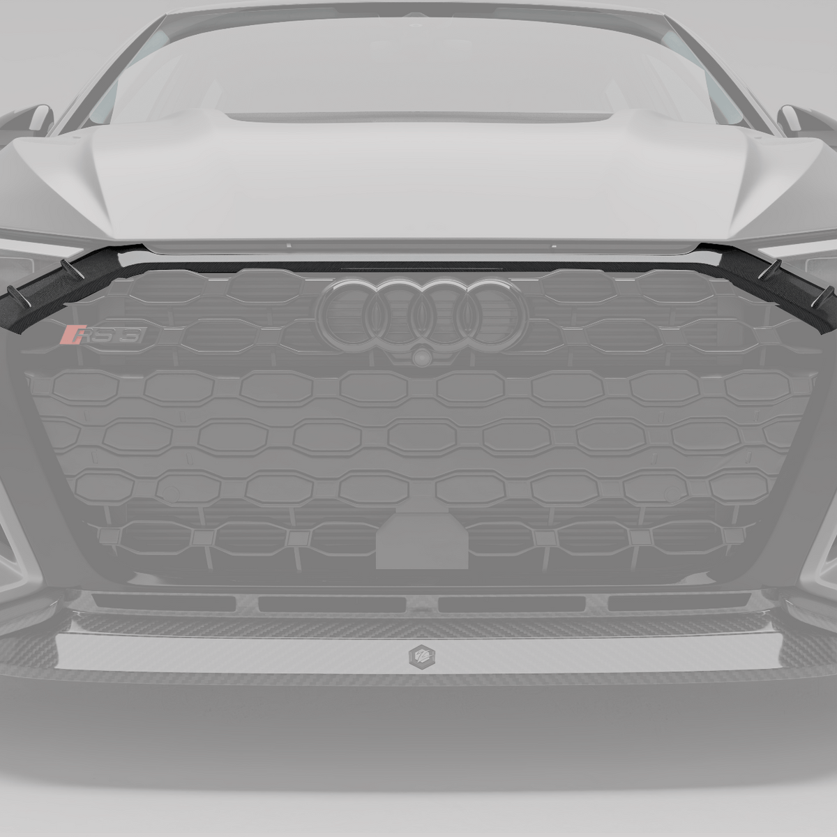 West Coast Euros Grille Audi RS3 8Y Sportback Carbon Fiber Front Grill