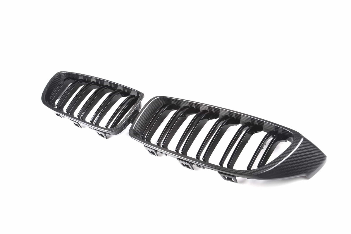 West Coast Euros Grille Carbon Fiber Grilles - BMW F80 M3 / F82 M4 / F32 4 Series