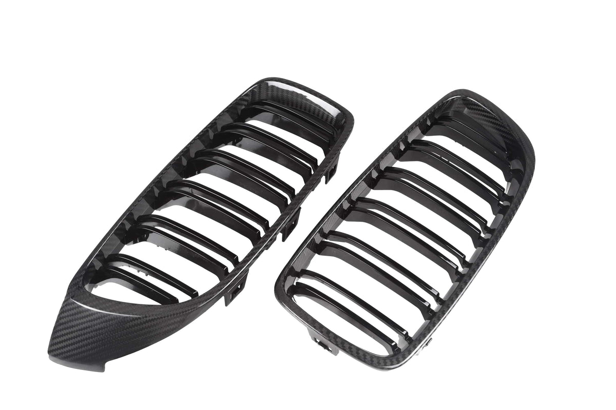 West Coast Euros Grille Carbon Fiber Grilles - BMW F80 M3 / F82 M4 / F32 4 Series