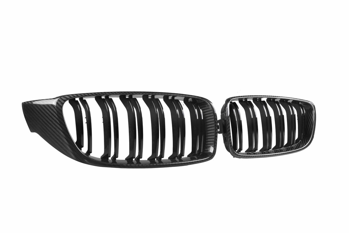 West Coast Euros Grille Carbon Fiber Grilles - BMW F80 M3 / F82 M4 / F32 4 Series