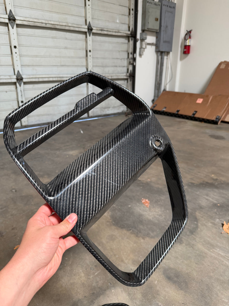 West Coast Euros Grille (OPEN BOX) V Style Dry Carbon Fiber Front Grille Replacement - G80 M3 / G82 M4