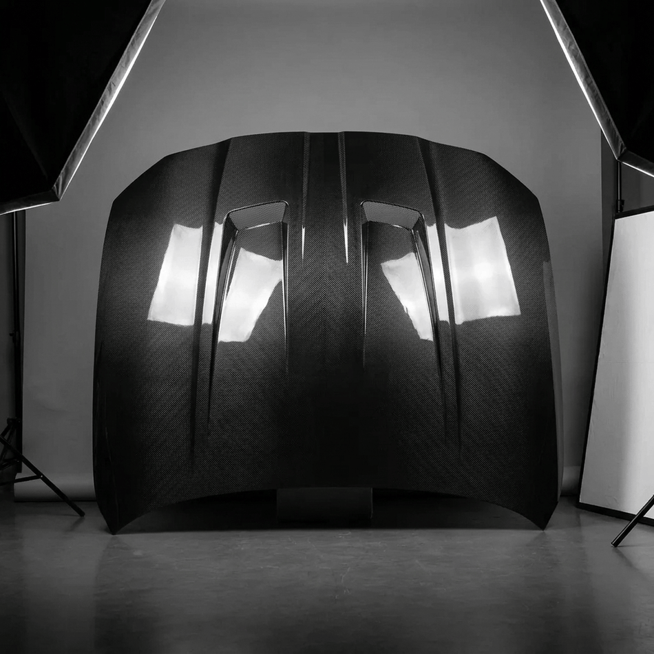 West Coast Euros Hood AN Style Dry Pre-Preg Carbon Fiber Hood - G80 M3 / G82 M4