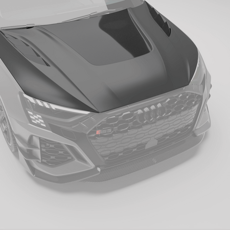 West Coast Euros Hood Audi RS3 8Y Sportback Carbon Fiber Hood