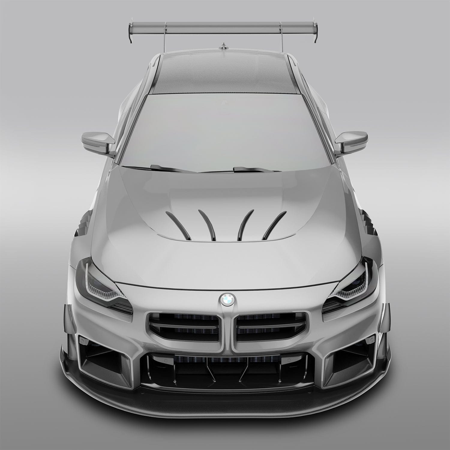 West Coast Euros Hood BMW M2 G87 Carbon Fiber Aero Hood & Strakes