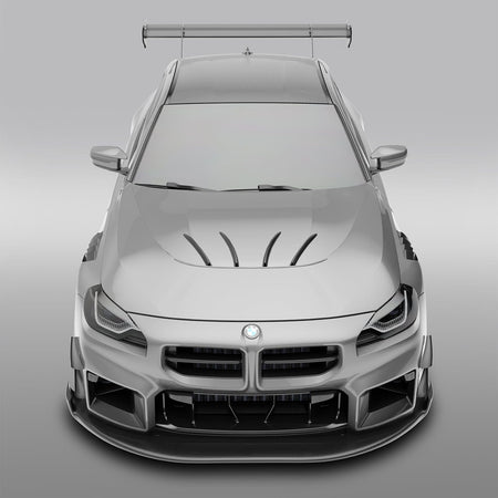 West Coast Euros Hood BMW M2 G87 Carbon Fiber Aero Hood & Strakes