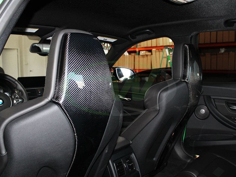 West Coast Euros Interior BMW F8x Carbon Fiber Seat Back Cover