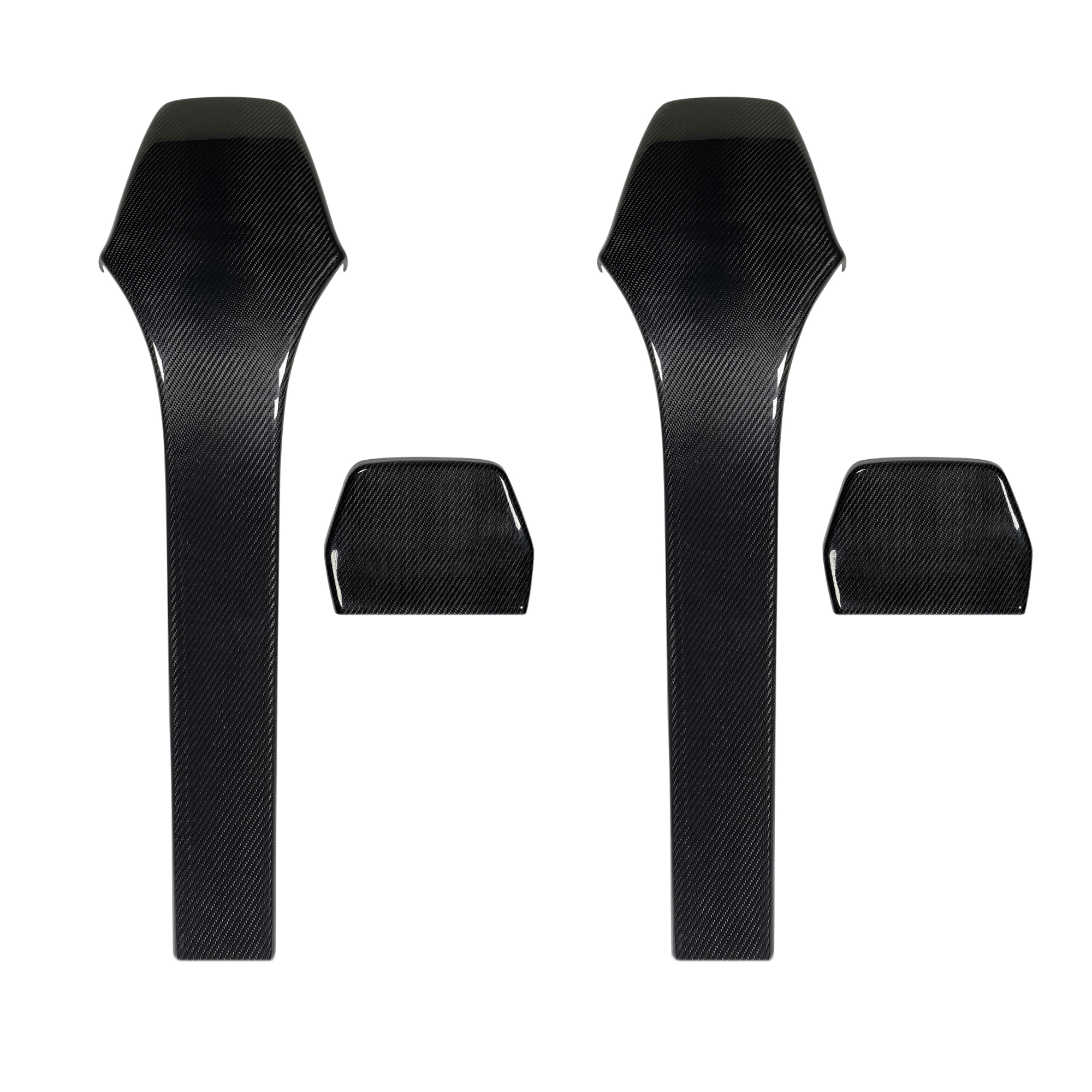 West Coast Euros Interior Carbon Fiber Seat Back Cover (Front & Back) - F80 M3 / F82 M4