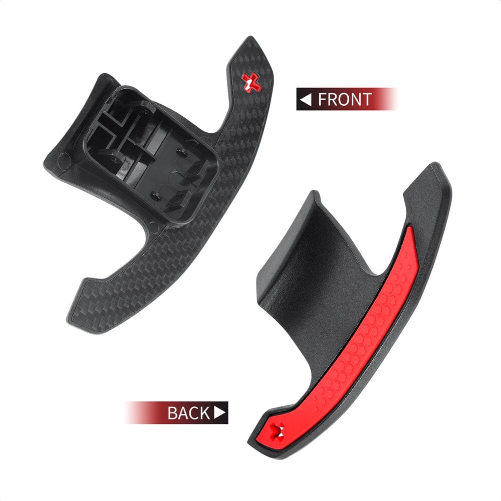 West Coast Euros Interior Carbon Front Red Back G80 Style Paddle Shifter for F Chassis