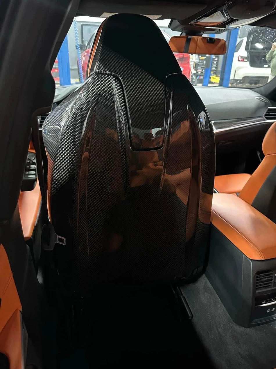 West Coast Euros Interior Prepreg Dry Carbon Fiber Seat Backs - G80 M3 / F93 M8 Gran Coupe