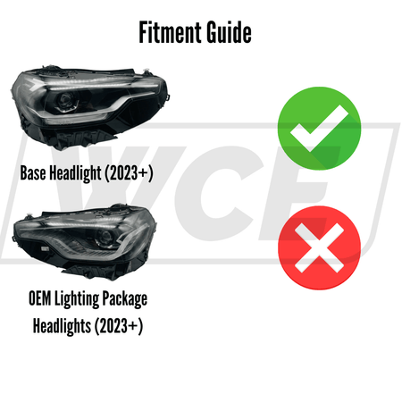 West Coast Euros Ligh IKON Style LED Headlight - G42 22 Series