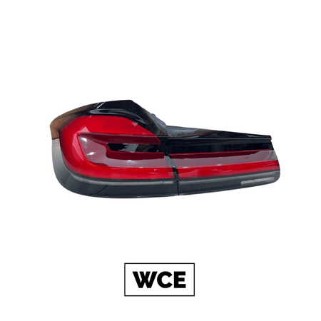 West Coast Euros Lighting Clear (Red) BMW G30 5 Series & F90 M5 Clear LED Tail Lights (Pre-LCI)