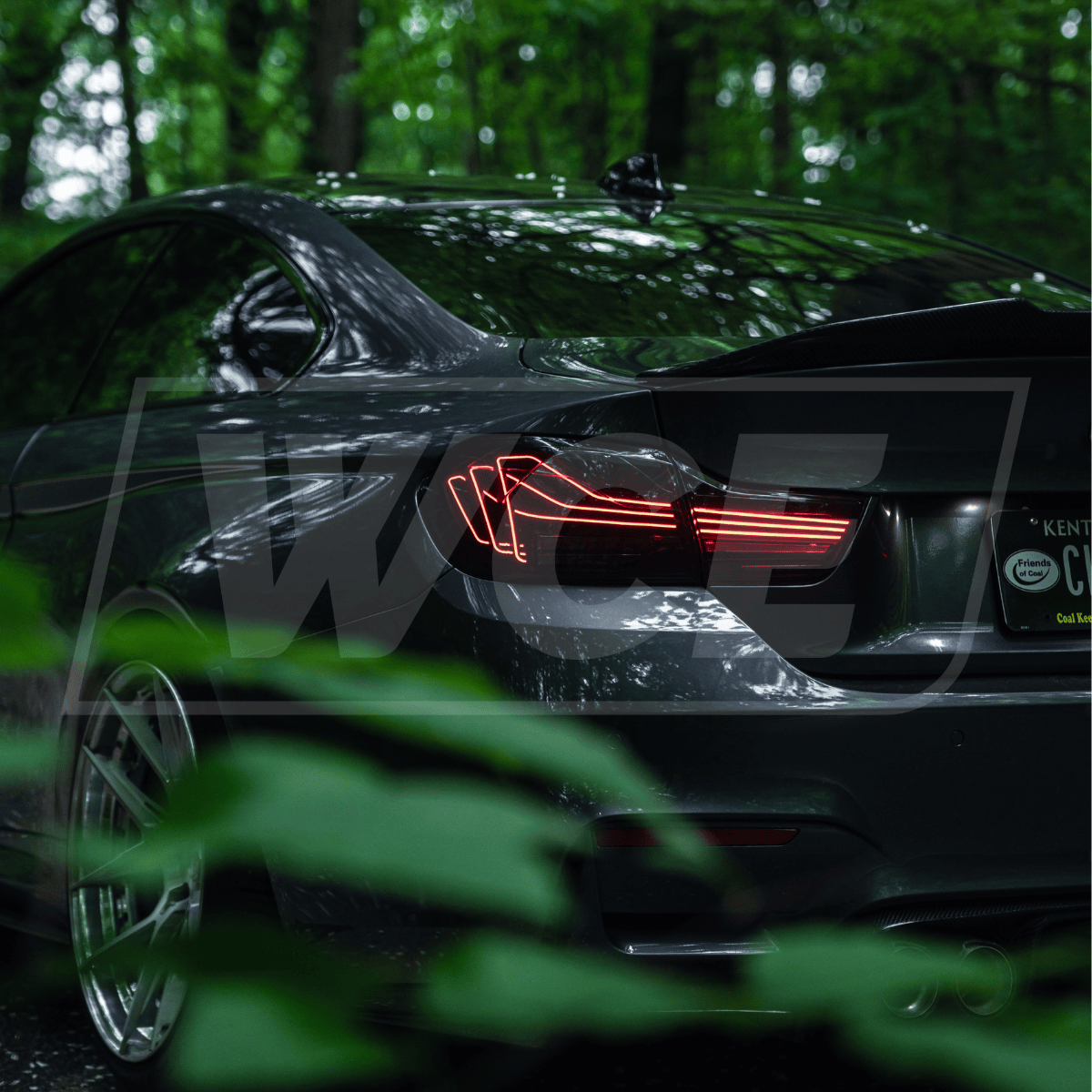 West Coast Euros Lighting CSL Laser Style Tail Lights (Smoked & Red) - BMW F32 4 Series / F82 M4