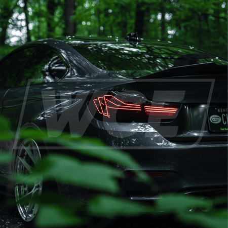 West Coast Euros Lighting CSL Laser Style Tail Lights (Smoked & Red) - BMW F32 4 Series / F82 M4
