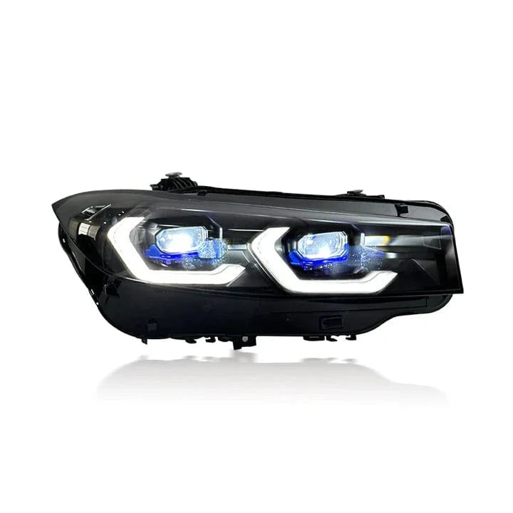West Coast Euros Lighting G8x Laser Style Color Switching Yellow/White LED Headlights - G20 3 Series (LCI)
